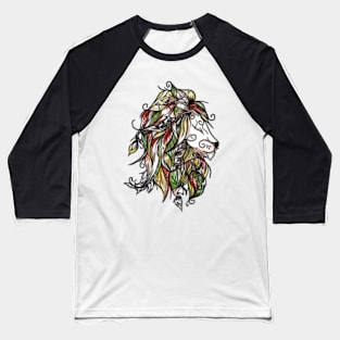 Rasta Lion Baseball T-Shirt